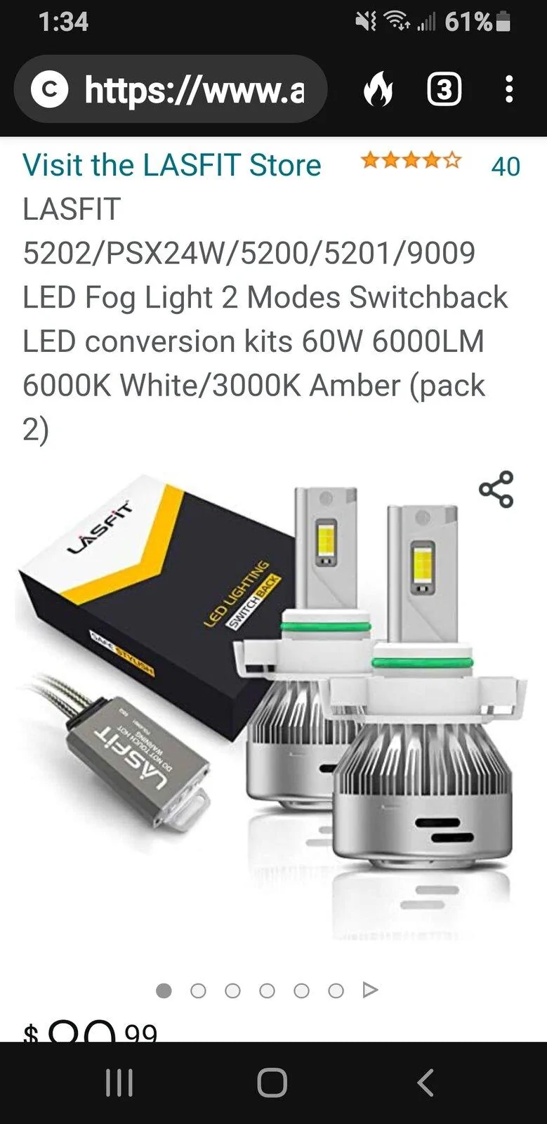 Jeep Gladiator Lasfit switchback fog lights Screenshot_20210501-133430_DuckDuckGo
