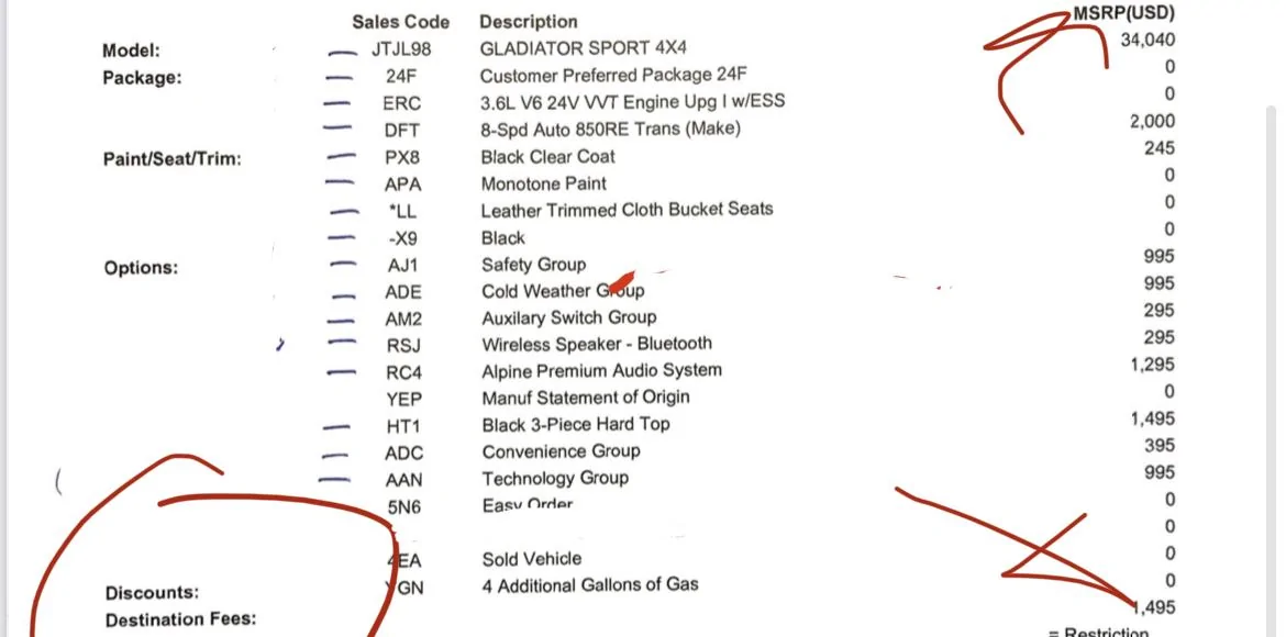 Jeep Gladiator What price shenanigans have you seen dealerships do? 9D1B282B-797C-44E9-B9F0-E88ADAD7814E