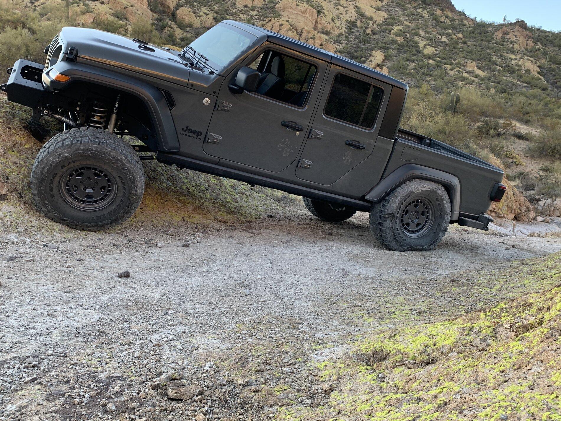 Jeep Gladiator Lets see them FLEXED out Jeep's with BIG tires and lifts :D tempImage9LIwhH