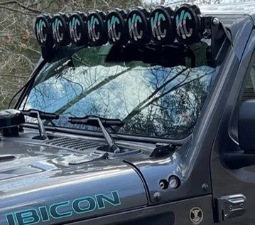 Jeep Gladiator Fabrication - Air Compressor Coupler - Thinking Outside the Box Rubicon Faceplate only