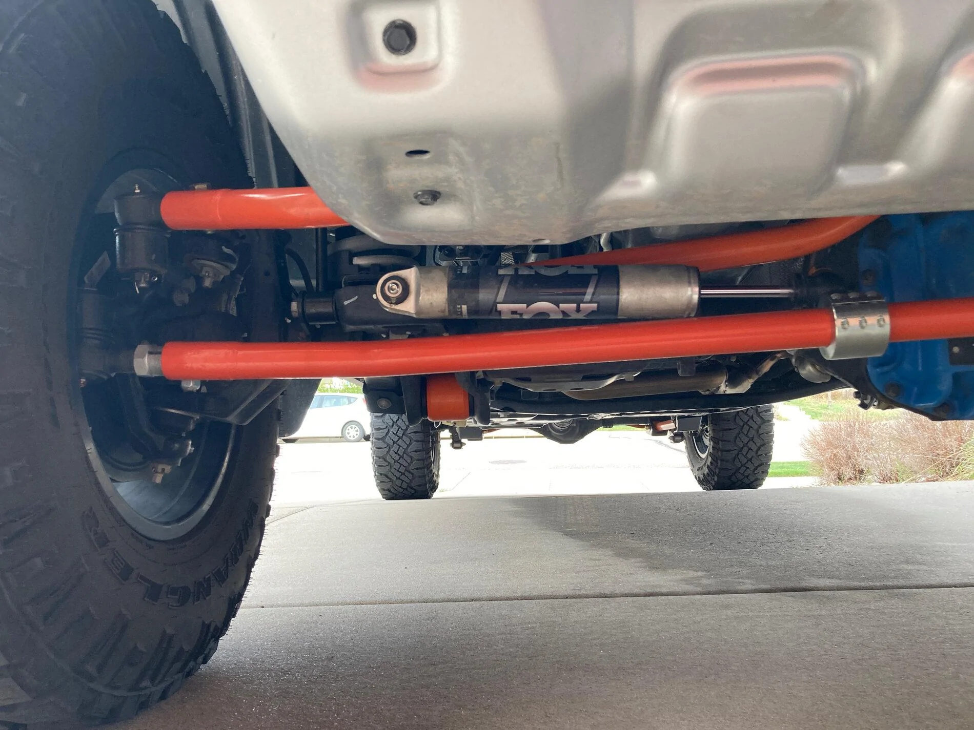 Jeep Gladiator Mojave orange mods IMG_0319-tierod-draglink