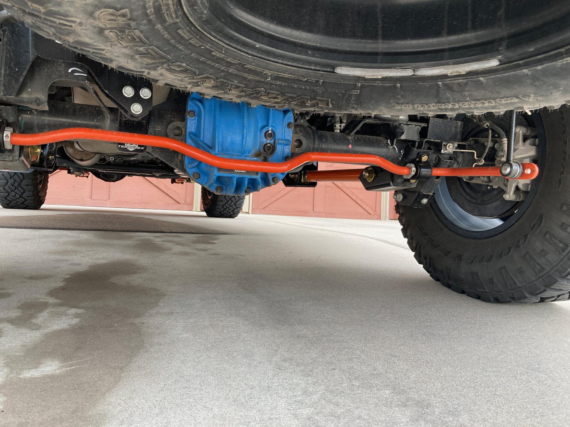 Jeep Gladiator Mojave orange mods IMG_0322-hellwig swaybar