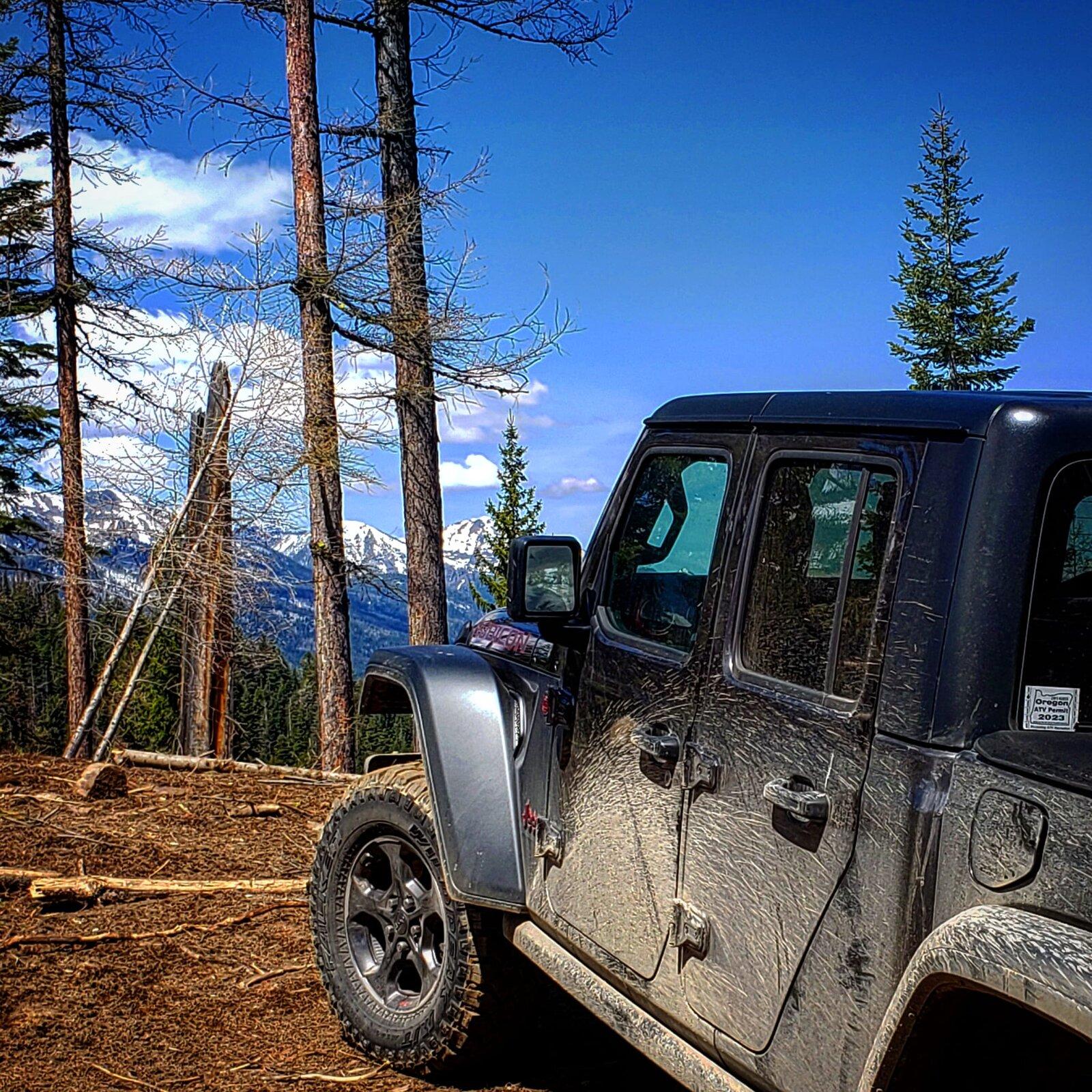 Jeep Gladiator Joseph, Oregon forest road trip IMG_20210511_161109_114