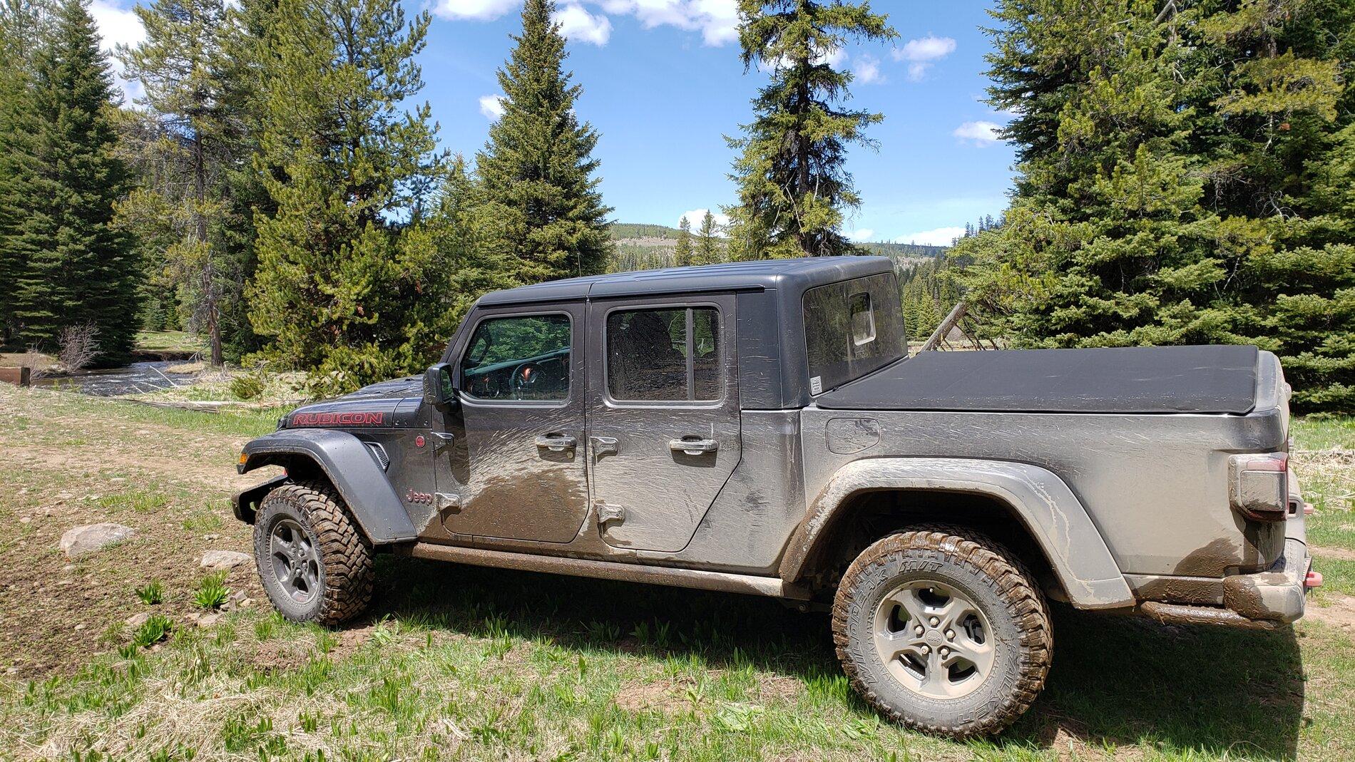 Jeep Gladiator Joseph, Oregon forest road trip 20210511_125726