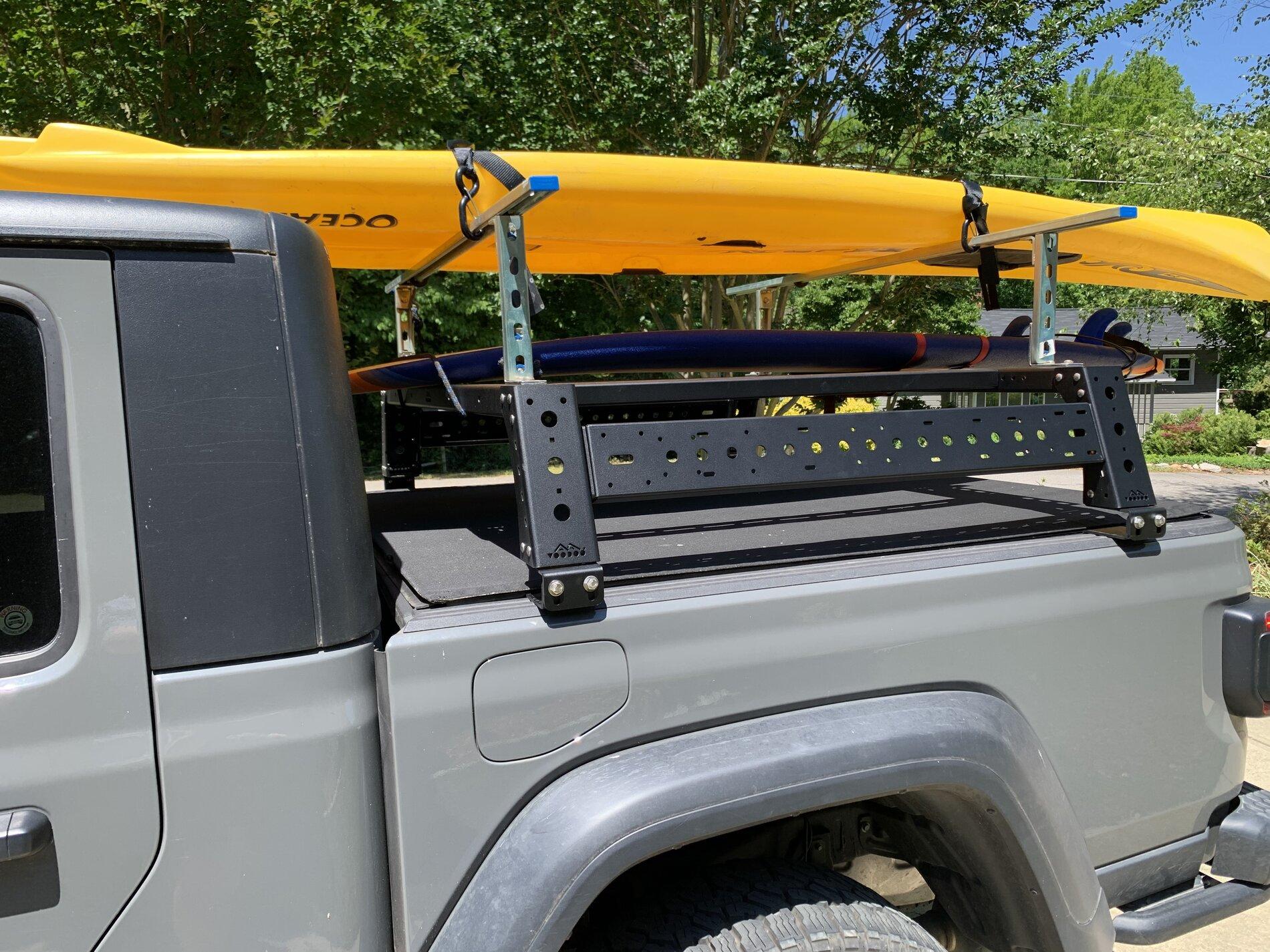 aluminum full height rack, RTT and tonneau, done. | Jeep Gladiator (JT ...