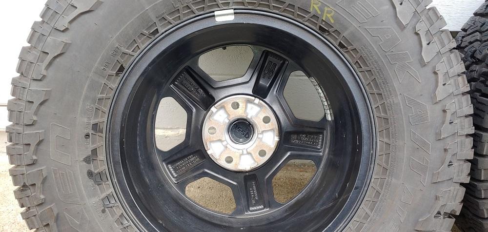 Jeep Gladiator FOR SALE - set of 4 Rubicon wheels and Falken A/T tires WITH sensors 20210514_111428_HDR