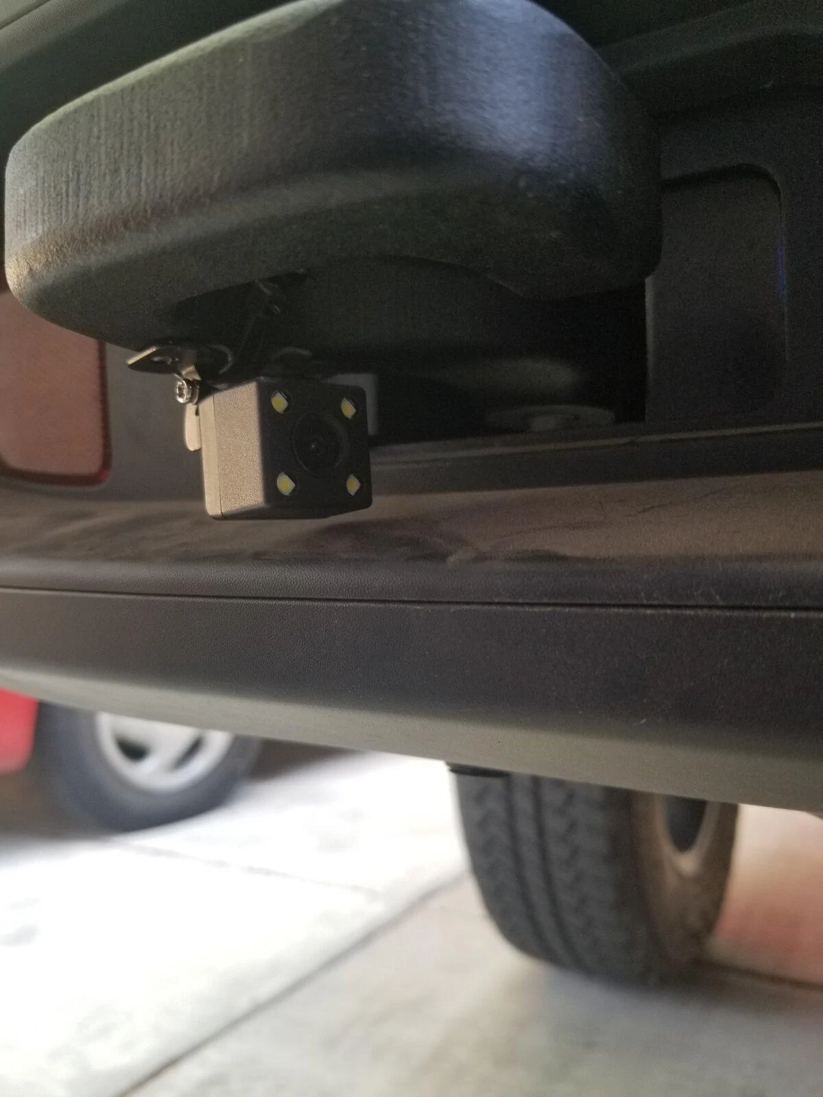 Jeep Gladiator Extra camera to assist with trailer hook up by myself 20210515_150617