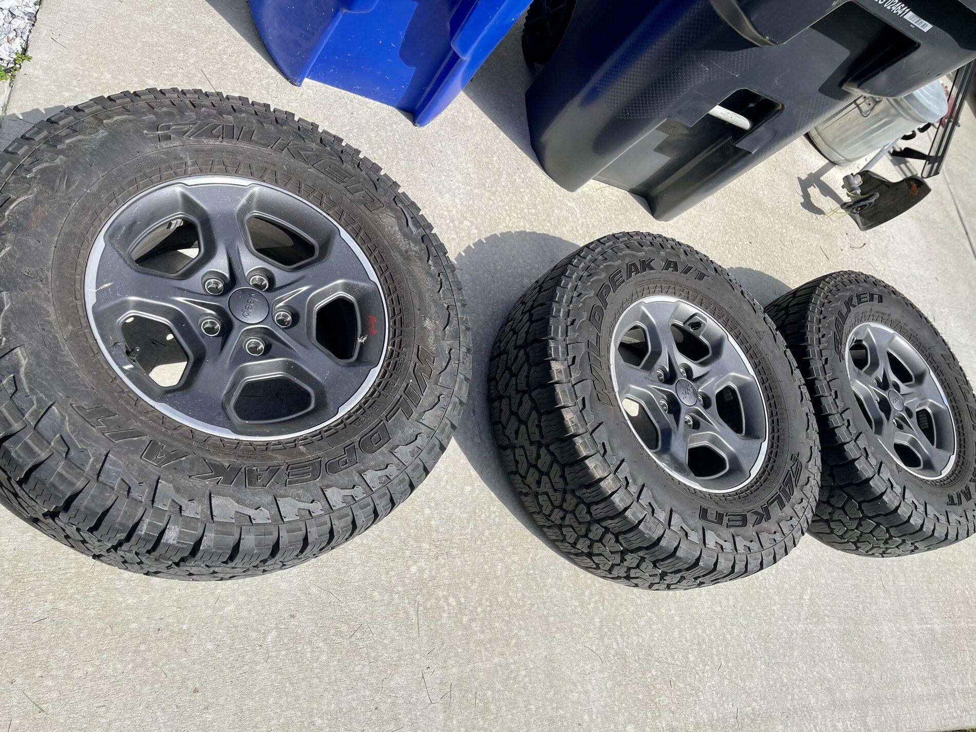 Jeep Gladiator SOLD: Gladiator Rubicon wheels - 4 Wheels/TPMS/used Falken Wildpeak A/T tires $400 6228DA6B-CE95-431E-BEF9-60A62AEB8B89