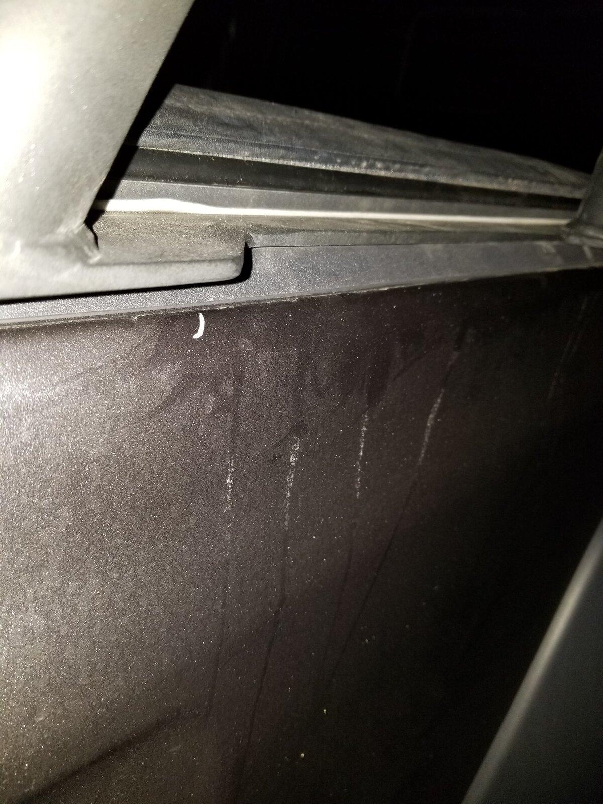Jeep Gladiator Rear Window Leak and Painful Repair Process 20210117_224553