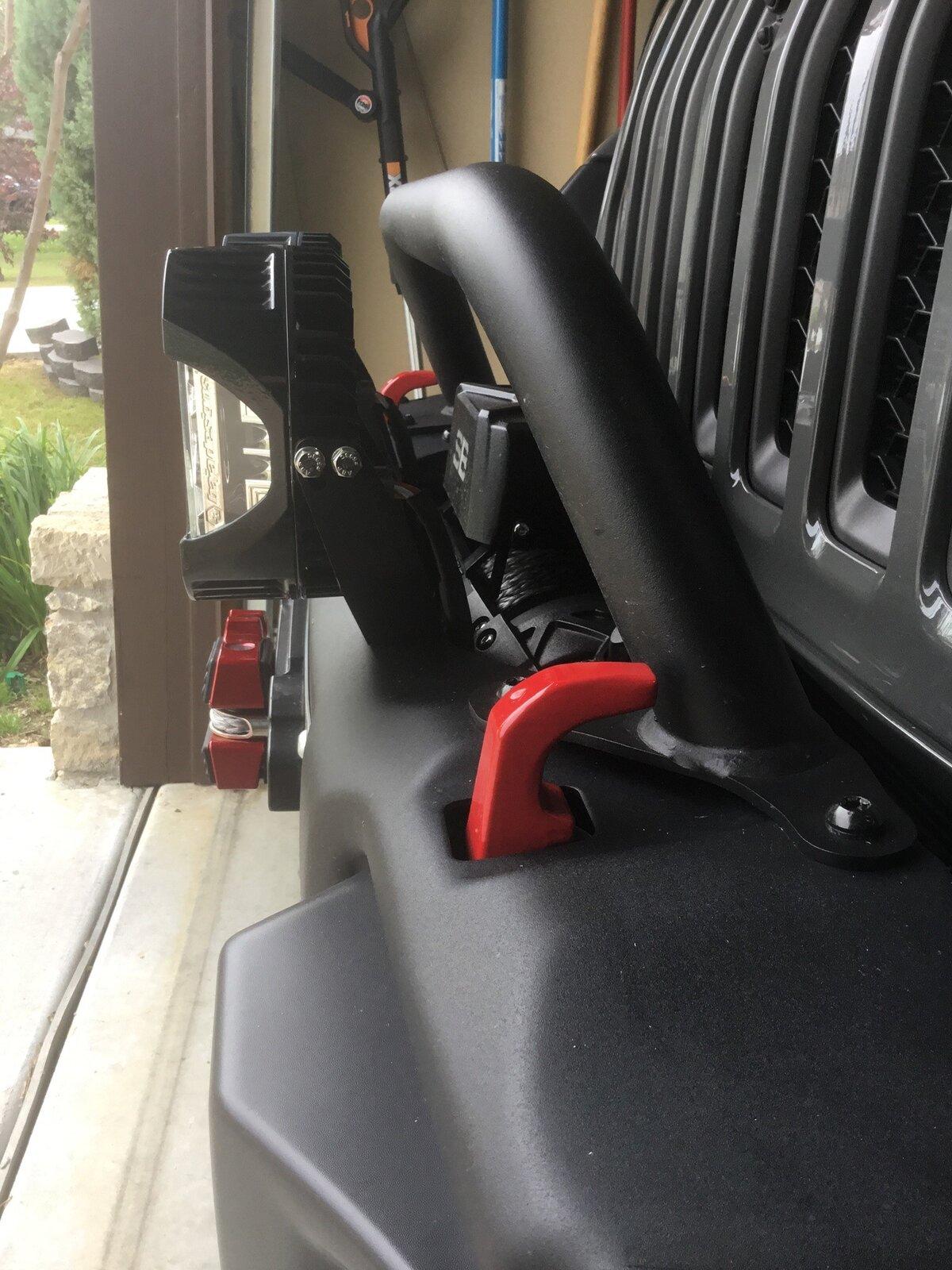 Jeep Gladiator Warn compared to Mopar Grill Guard lights3