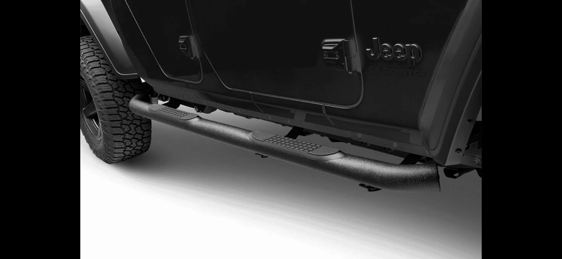 Jeep Gladiator 3 inch round side step bars 36F052A4-1602-416E-B5AA-45981FA30B9E
