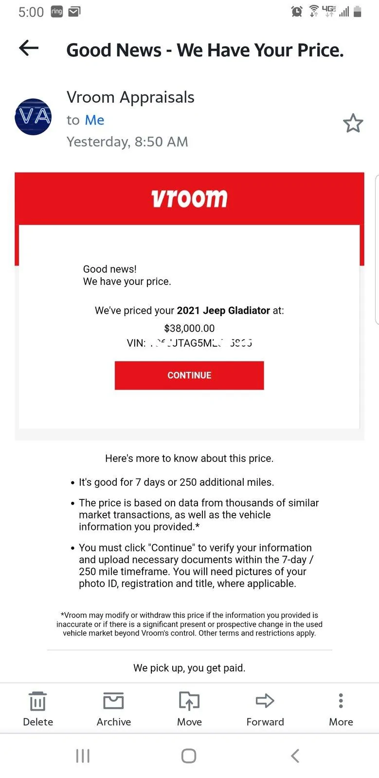 Jeep Gladiator Trading in 2020 Sport S for a 2021 Rubicon, given used car prices are soaring? 20210519_170222
