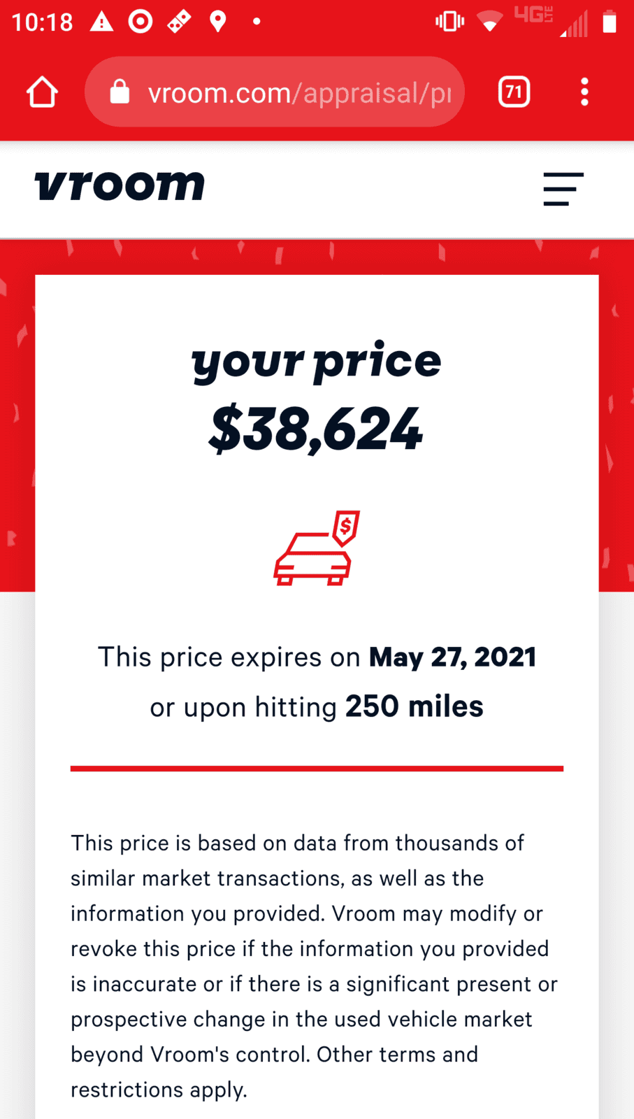 Jeep Gladiator Trading in 2020 Sport S for a 2021 Rubicon, given used car prices are soaring? Screenshot_20210519-221848