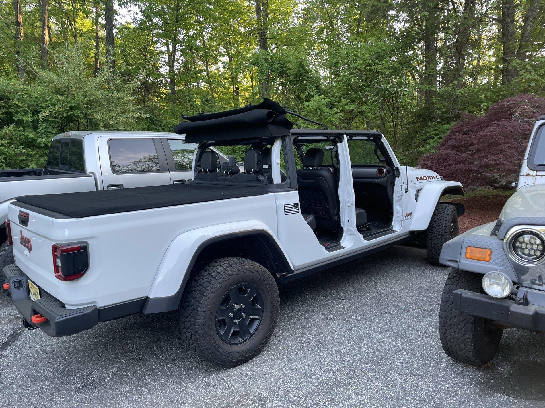 Jeep Gladiator I finally got partially naked the first time. CF8157AA-F2B2-461A-B02E-60BDAD1FF484