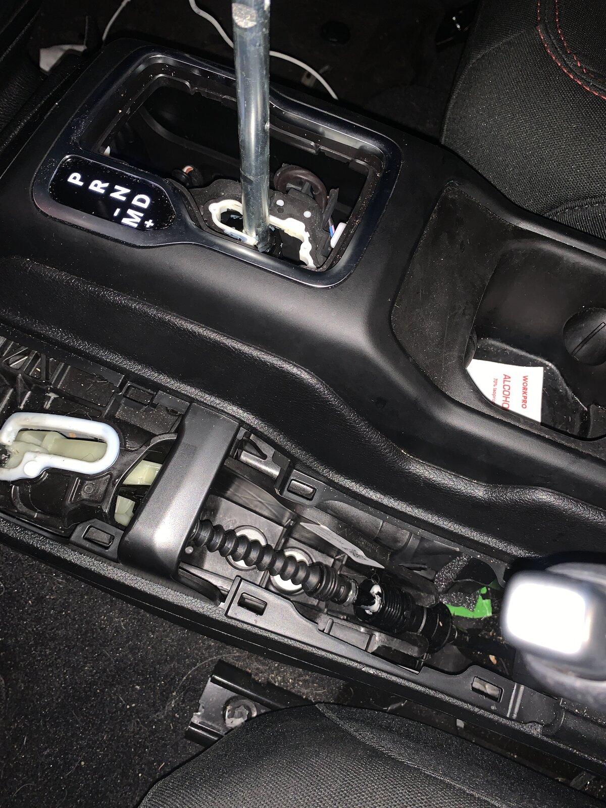 Jeep Gladiator UPDATE RECOVERED HELP dropped key under console image