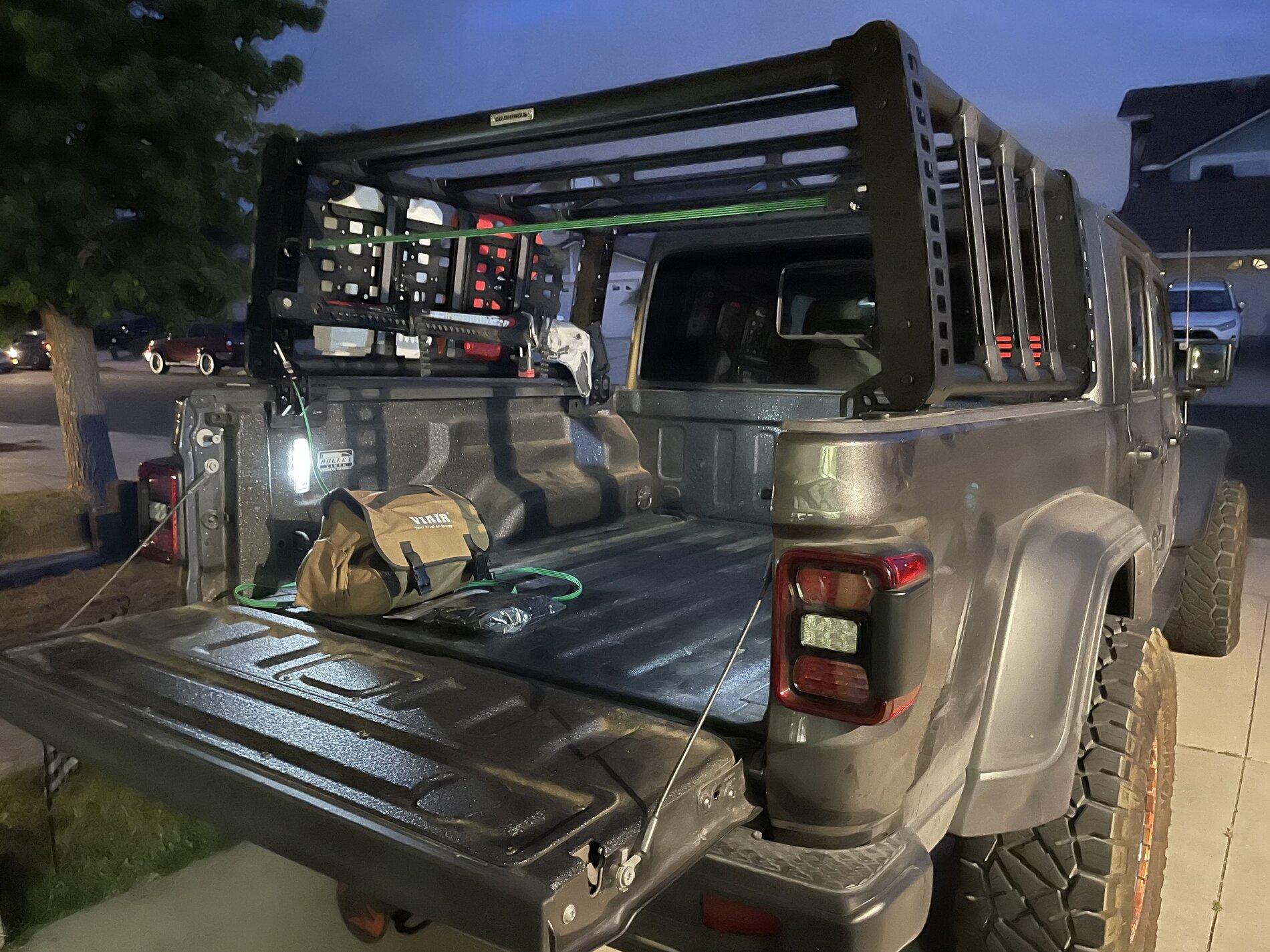 Jeep Gladiator Go Rhino Xtreme Overland Rack C6AE6865-B076-47AB-B4B8-7F31CDE7DAE9