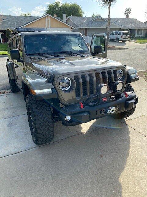 Jeep Gladiator Want everyones opinion...Stubby or Full Length Bumpers JKR Bump 1