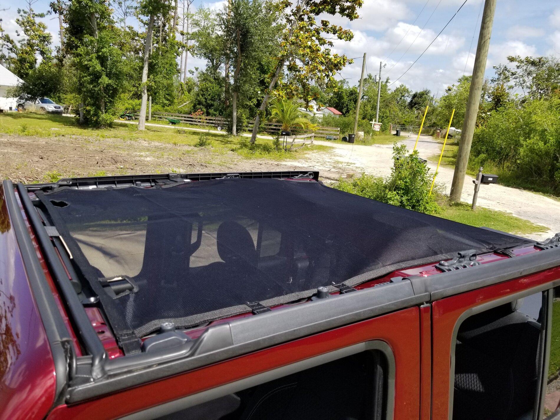 Jeep Gladiator Rugged Ridge Eclipse Sun Shade Impressions 20210522_101101