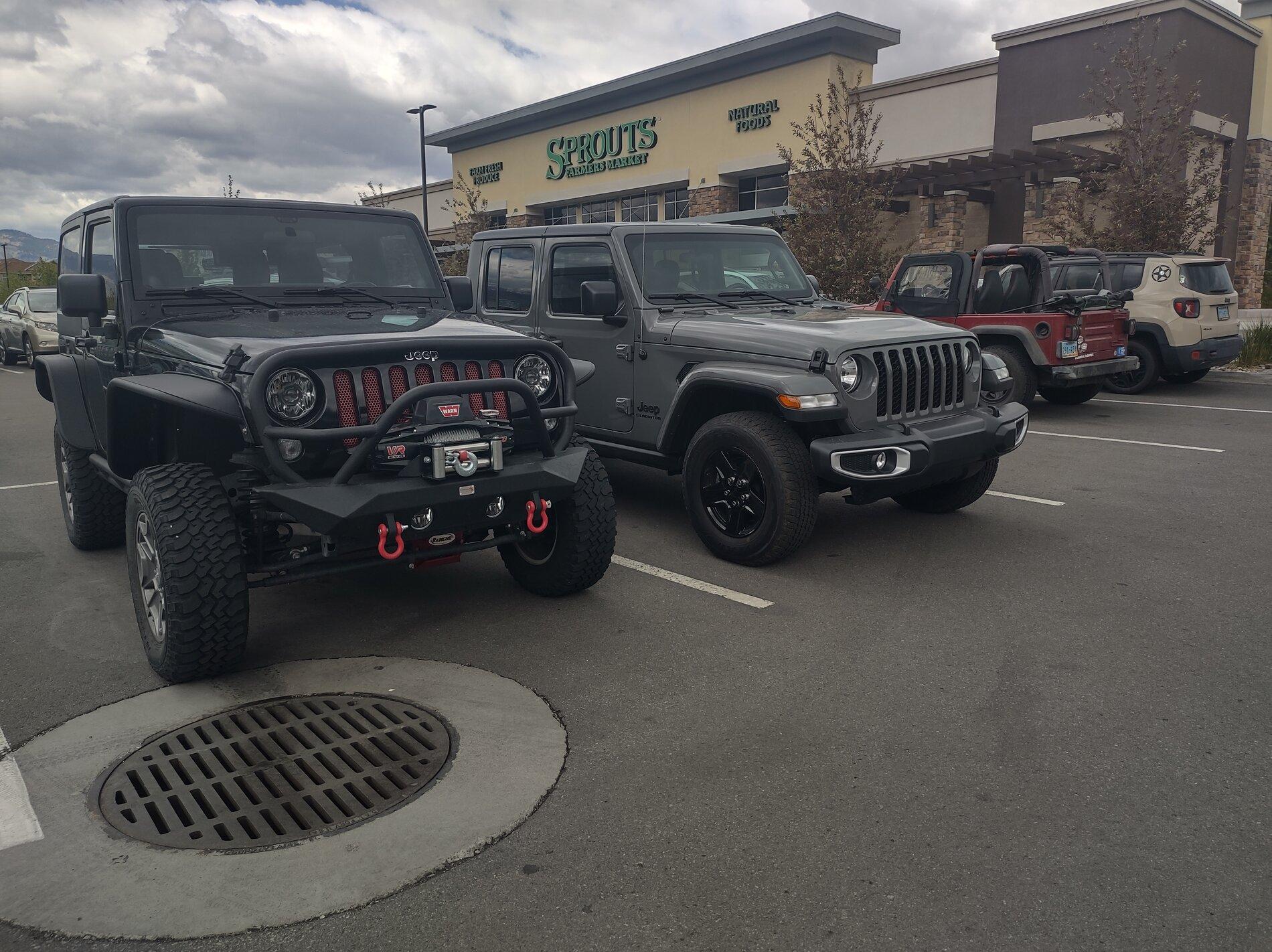 Jeep Gladiator Jeeps Parking Next To Jeeps IMG_20210523_124444687_HDR