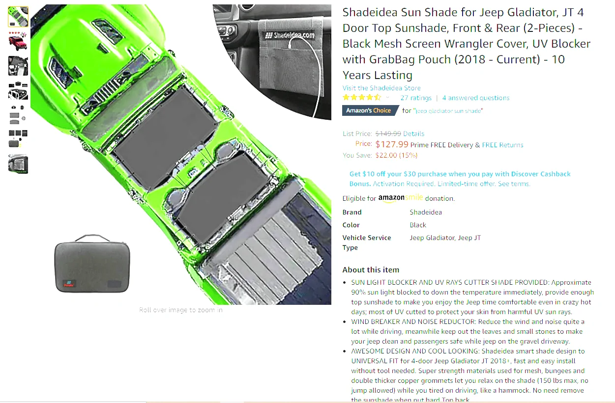 Jeep Gladiator Looking for mesh top suggestions 1621814102766