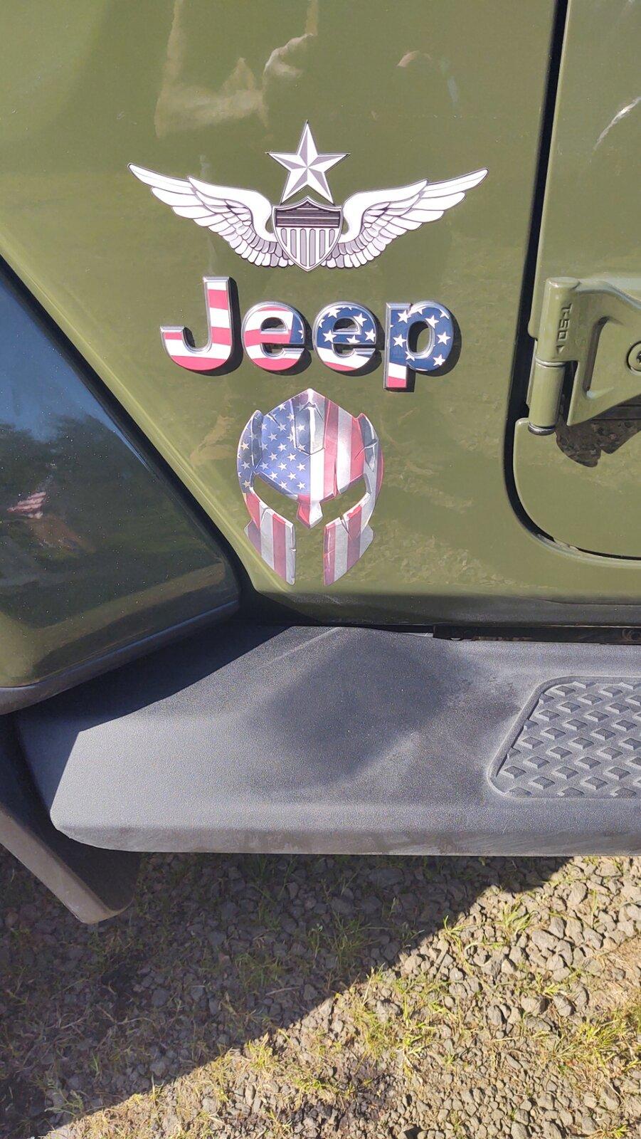 Jeep Gladiator SARGE GREEN Gladiator club Gladiator Decal