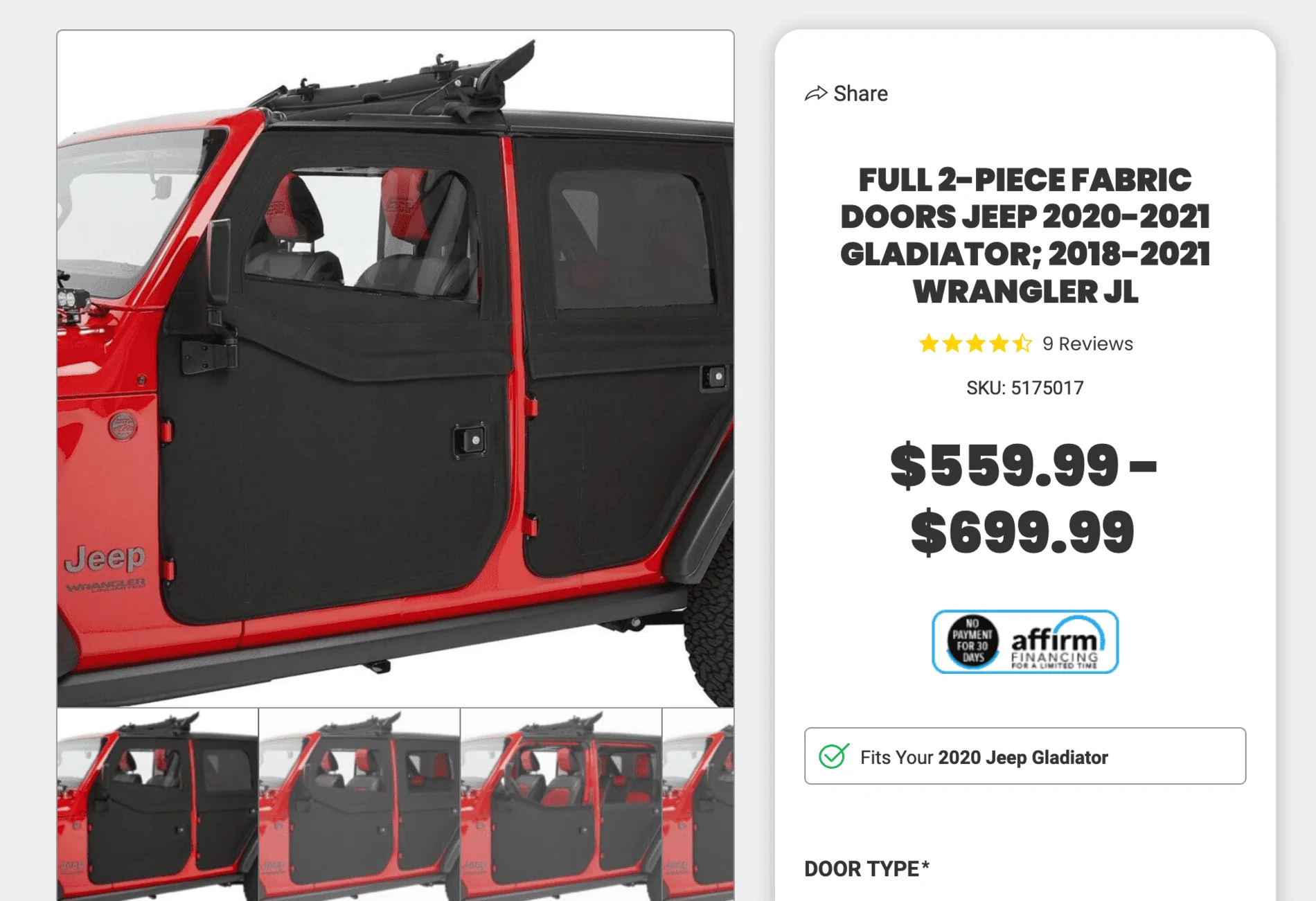 Jeep Gladiator Bestop Fabric Doors–Any Photos or Experiences? Screen Shot 2021-05-25 at 5.43.24 PM