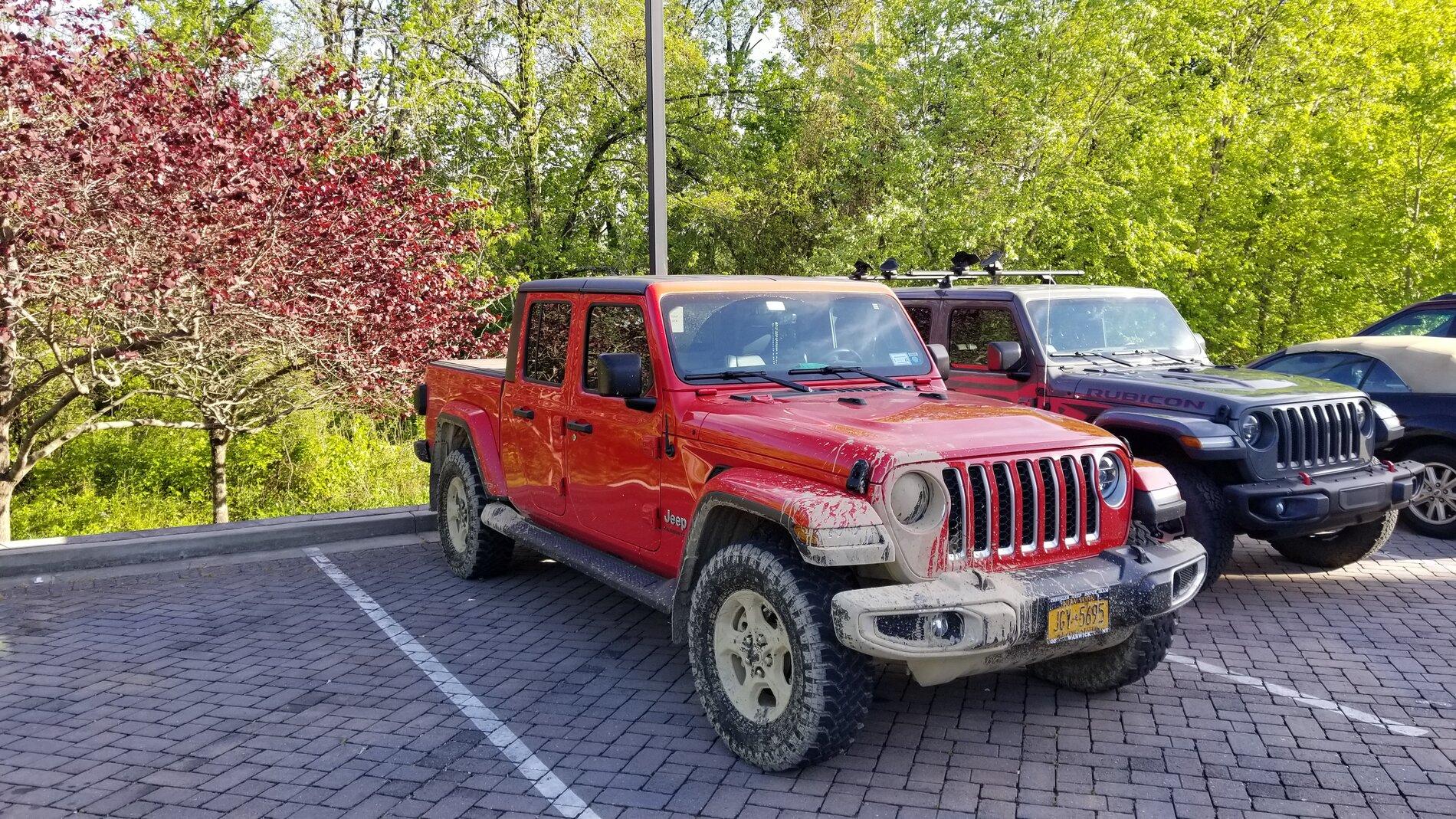 Jeep Gladiator Just wanted to confirm Rubicon take off on Overland 20210430_182545