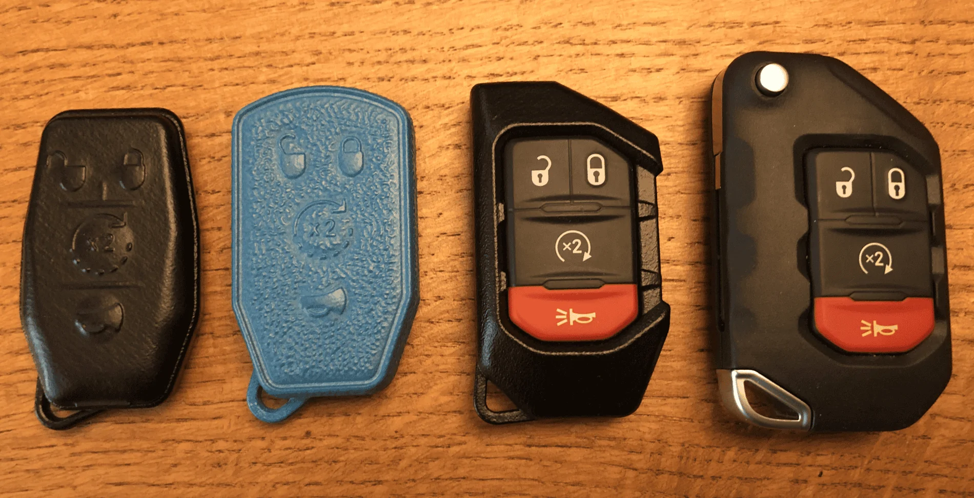 Jeep Gladiator Re-engineering the brick (keyfob) Fob Family