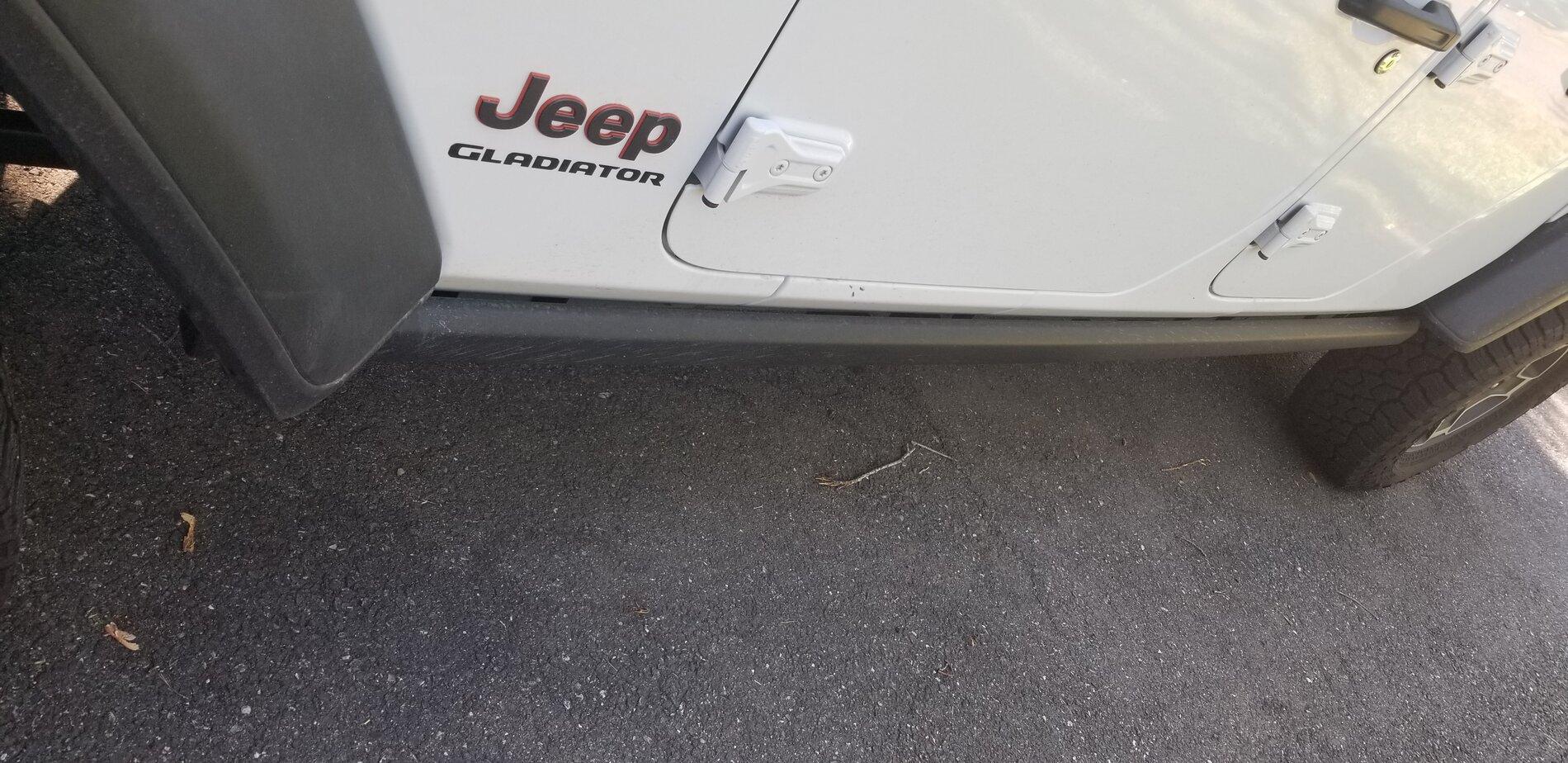 Jeep Gladiator Westin HDX step boards install instructions vs real life! 20210527_091511