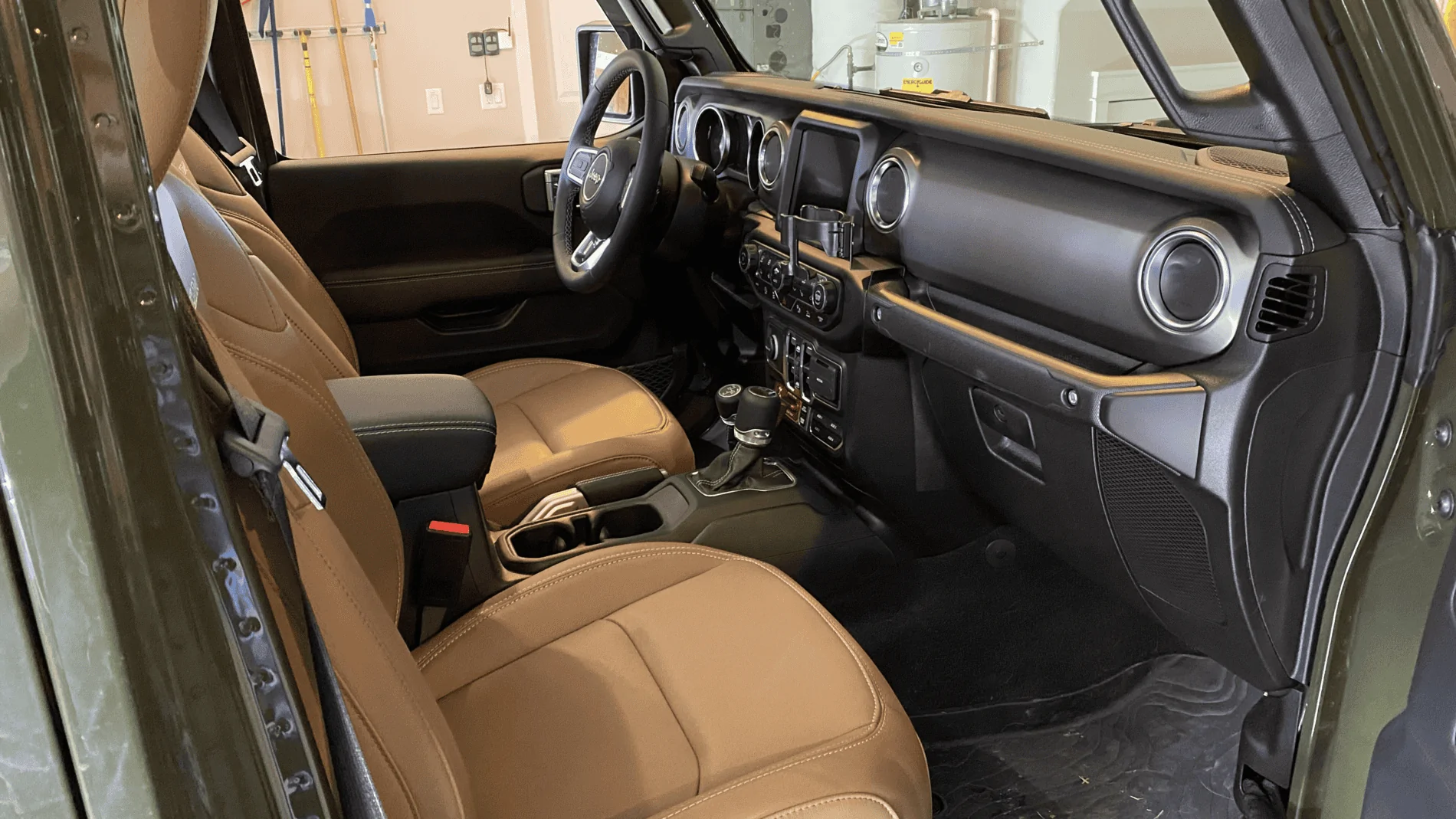 Jeep Gladiator Gladiator Rubicon - Sarge Green w/ Tan Leather Interior 1622266482754