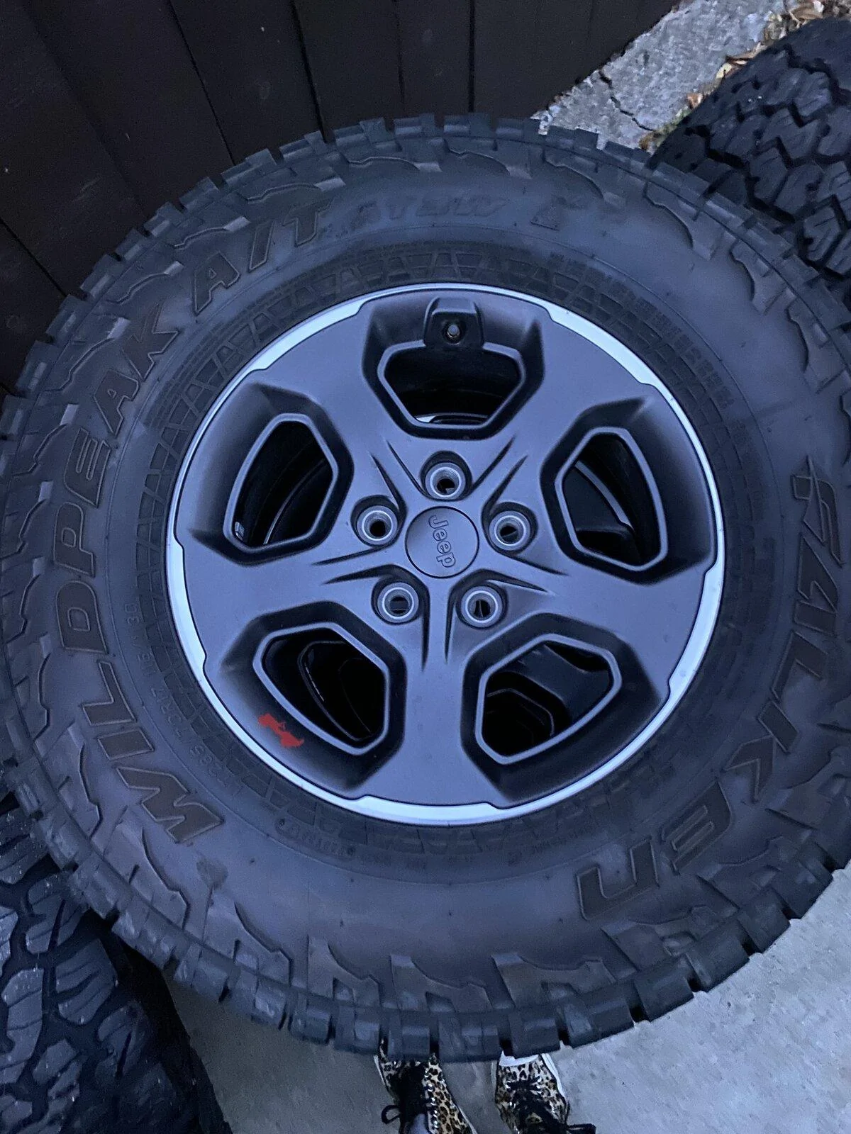 Jeep Gladiator Rubicon wheels and tires with 5000 miles. 9DA8B2F8-0F14-4CE4-A9F4-50BDF199BE33