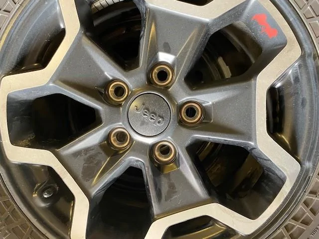 Jeep Gladiator 17" Rubicon OEM rims and 33" Falken tires for Sale Jeep Rims