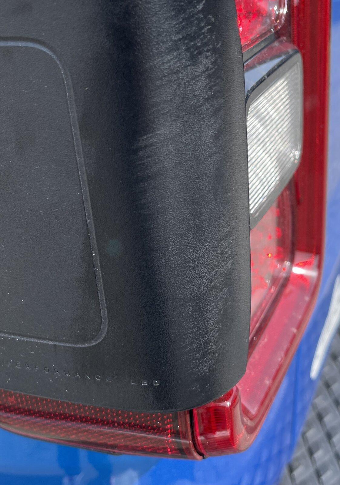 Jeep Gladiator Removal of Scuffs On Left-Rear Taillight + Left-Rear Bumper 2021-06-01 16.06.46