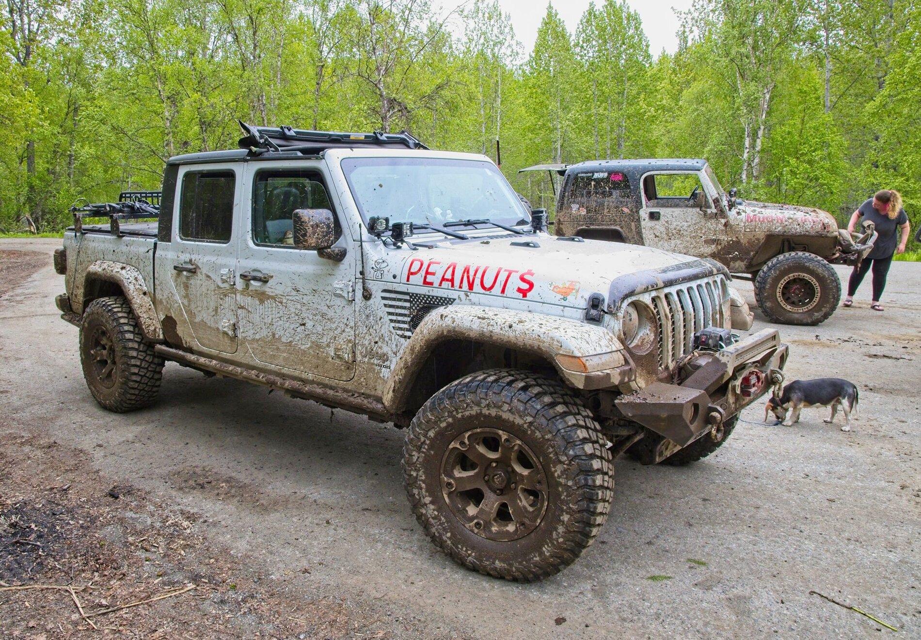 Jeep Gladiator Where did you take your Gladiator today? Muddy tires