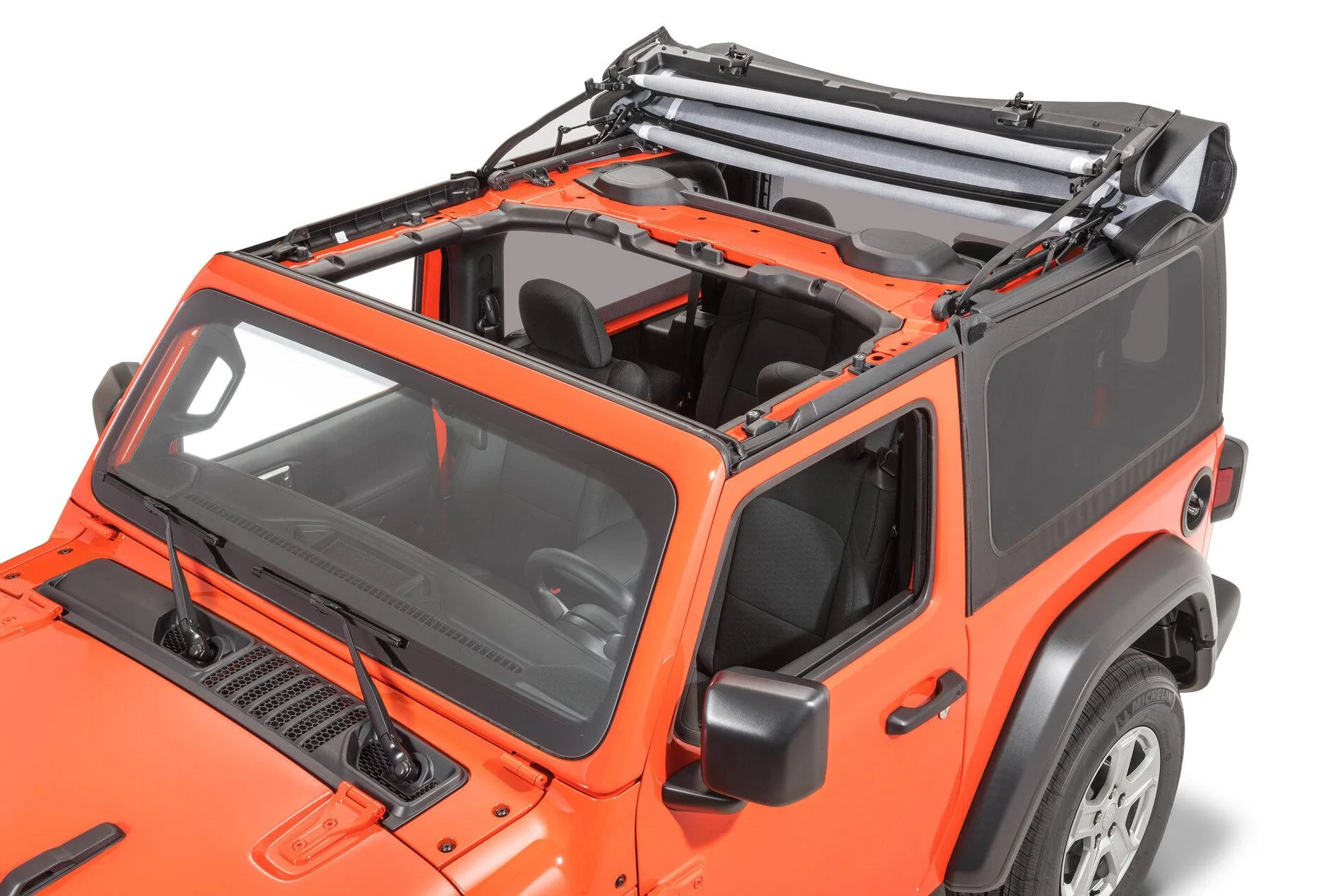 Jeep Gladiator Please tell me there's other soft top options oftop-black-top-jeep-wrangler-jl-2door-installed-5