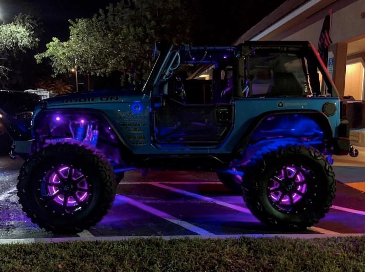 Jeep Gladiator Eye Catching Illuminated Wheel Rings! 45393025544_c26361d567_o