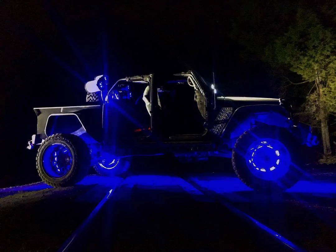 Jeep Gladiator Eye Catching Illuminated Wheel Rings! 45127048334_431b766441_o