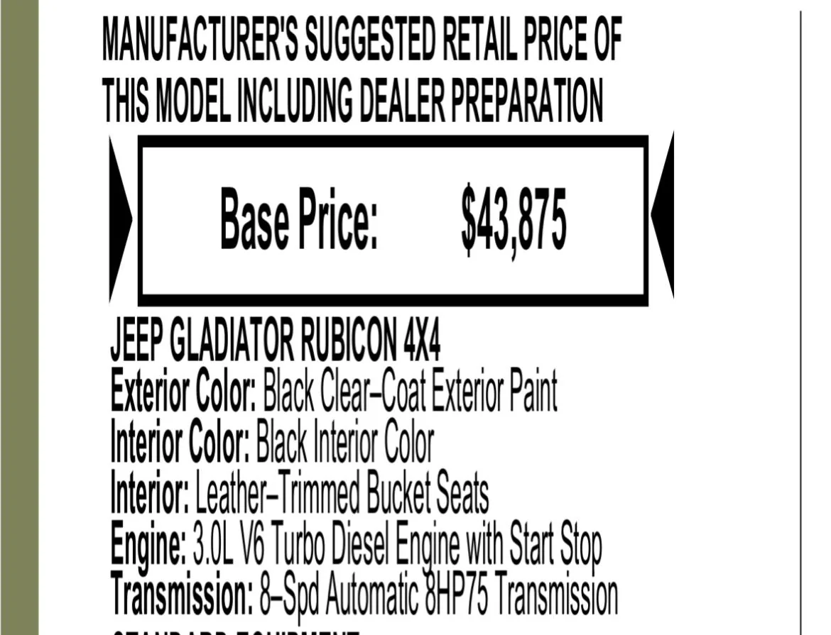 Jeep Gladiator Any guesses on Gecko Gladiator availability? D1C0A18A-FEEB-4D87-B514-E782B8CE83BB