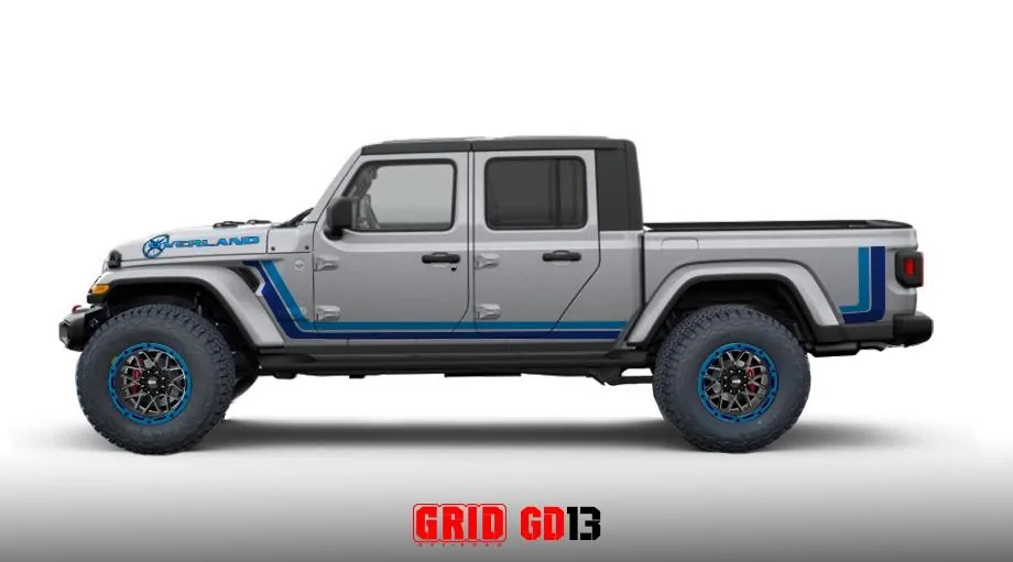 Jeep Gladiator LAUNCH EDITION Gladiator JT Club GladiatorOverlandSilver-GD13-blue-beadlock
