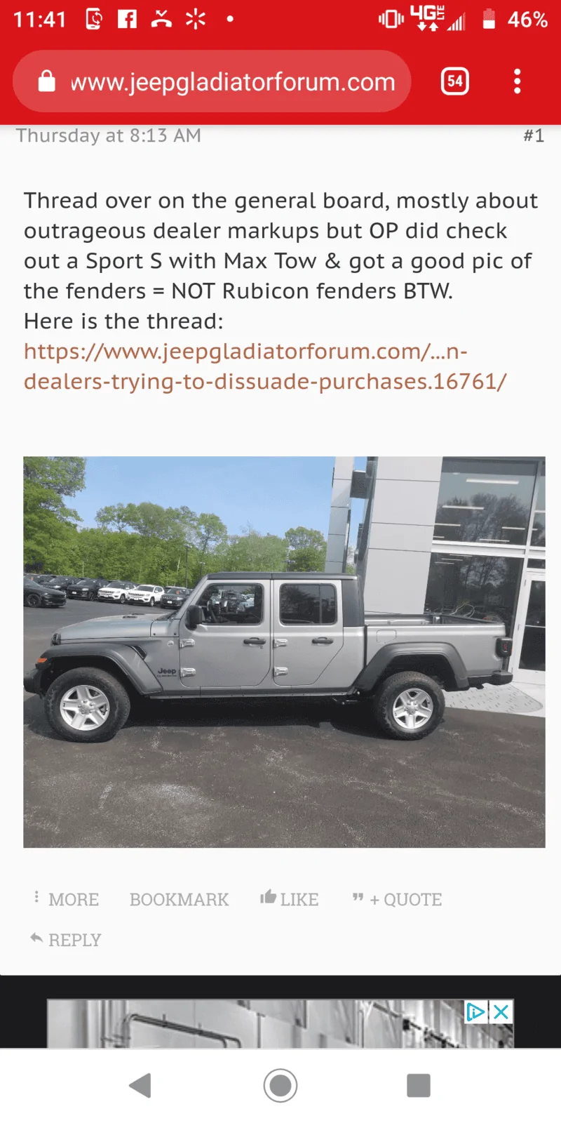 Jeep Gladiator Has anyone seen a MAXTow Package S model in person ? Screenshot_20190526-114148