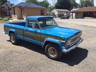 Jeep Gladiator HYDRO BLUE PEARL Gladiator JT Club 1977-j10-jeep-levi-honcho-401-v8-truck-1