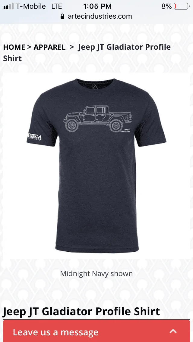Jeep Gladiator Gladiator T-shirts? 7639ABD5-6CD3-4982-8E9C-355B52CE7DAF