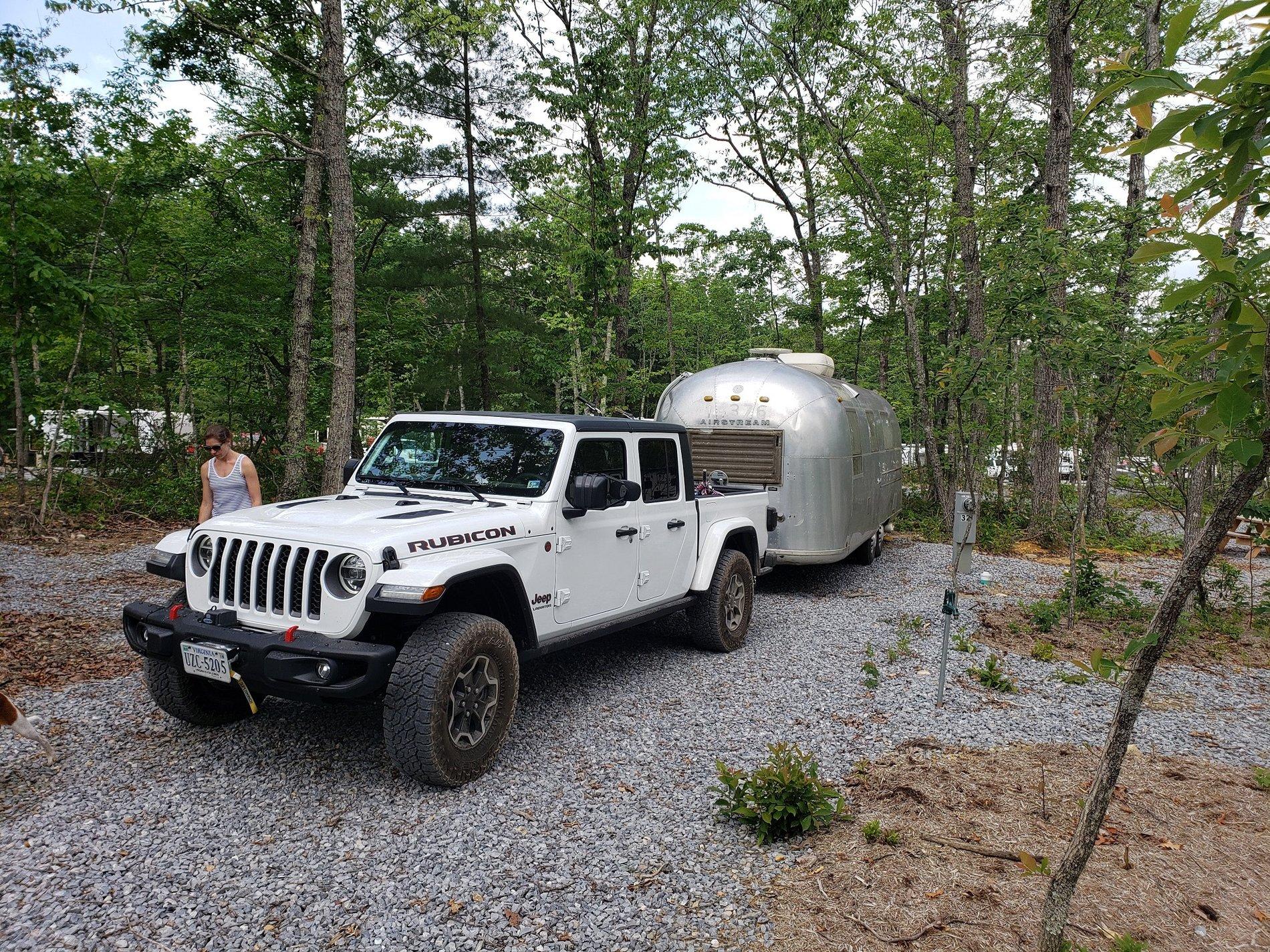 Jeep Gladiator First time towing my Airstream with the Gladiator 20190527_102021s