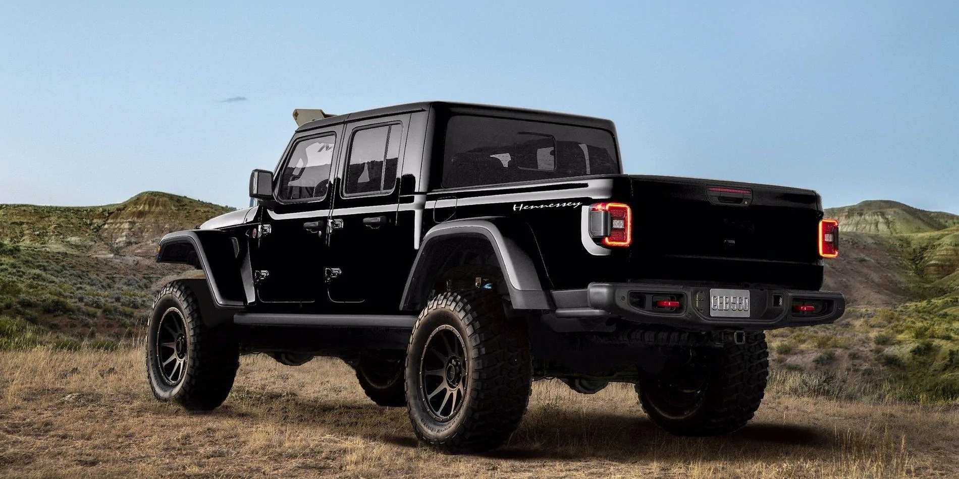 Jeep Gladiator Maximus, the 1,000 HP Gladiator by Hennessey (Update: Priced at $225k) Hennessey-Maximus-Jeep-rear