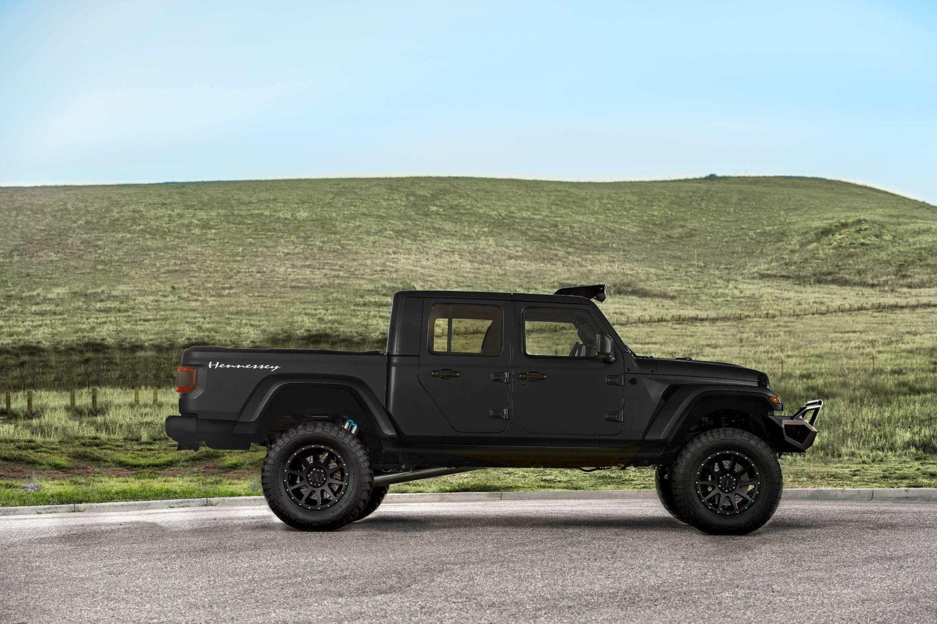 Jeep Gladiator Maximus, the 1,000 HP Gladiator by Hennessey (Update: Priced at $225k) Hennessey-Maximus-Jeep-side-min