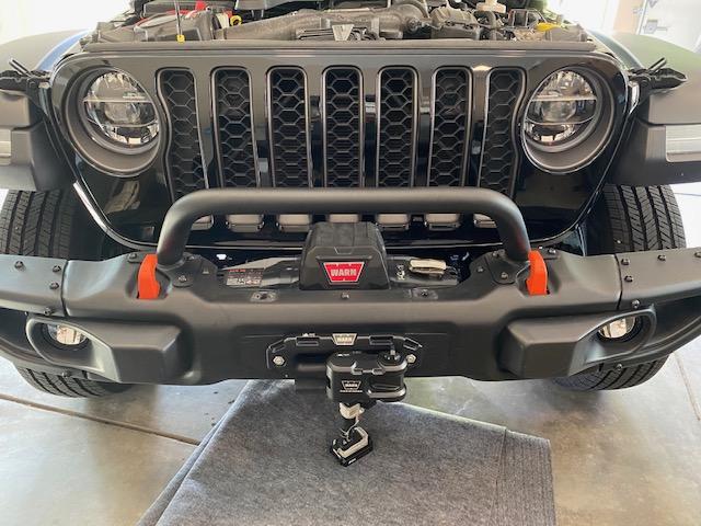 Jeep Gladiator Warn Low Grill Guard Warn Low grill guard mounted