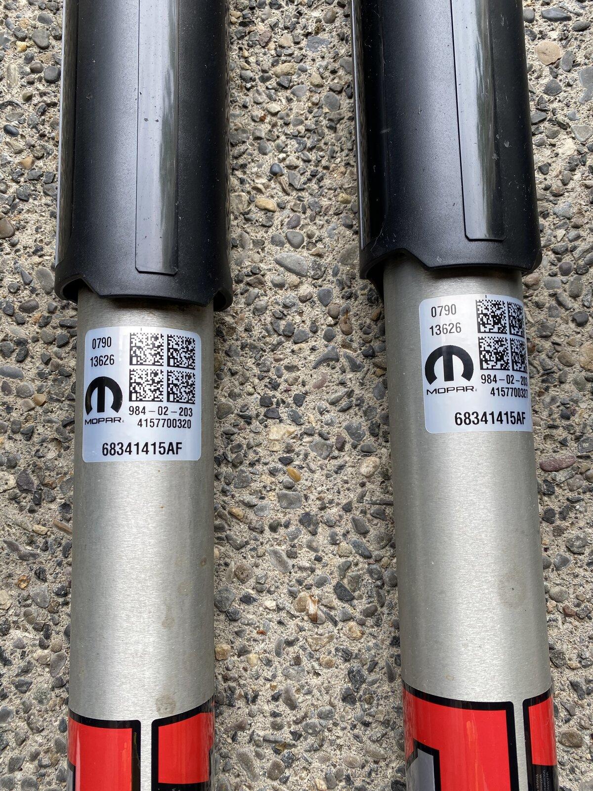 Jeep Gladiator Rubicon Fox Shocks and other suspension parts - $250 DB2DC9AF-0BEB-4226-8238-C3F1FA69D3A6