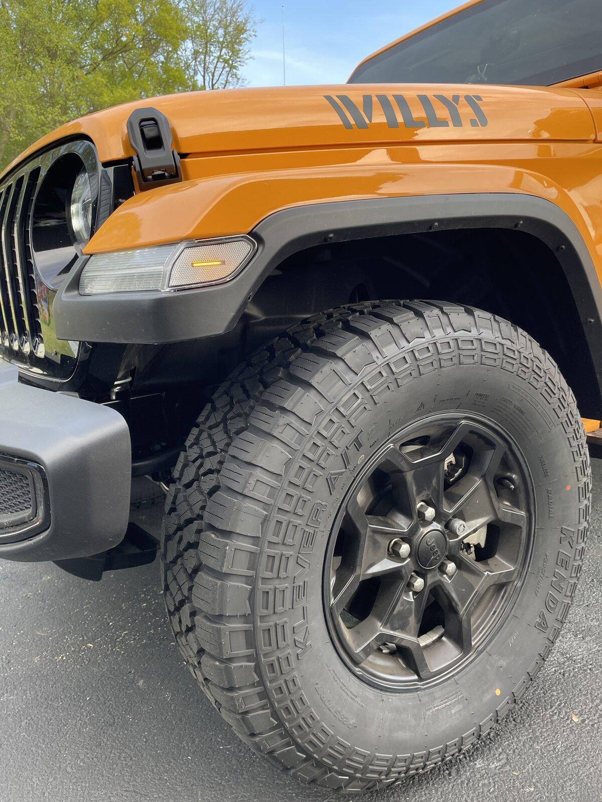 Jeep Gladiator Rubicon/max tow and Rubicon shocks installed on my Willys 52B3BC87-1037-4219-80CB-C4D51272AA5A