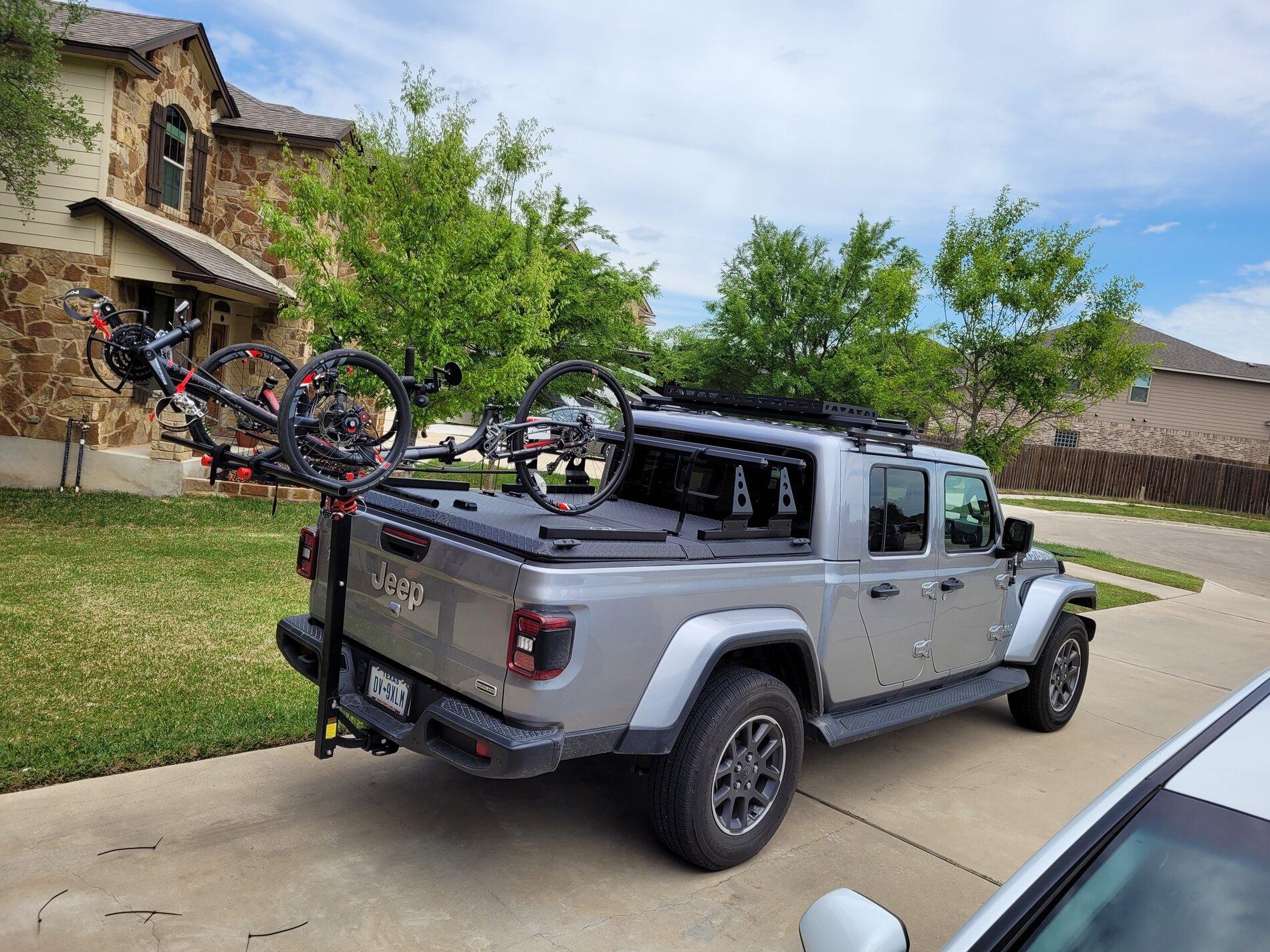 Jeep Gladiator I'm building my idea of a perfect (for me) Gladiator rack Rack bike jee