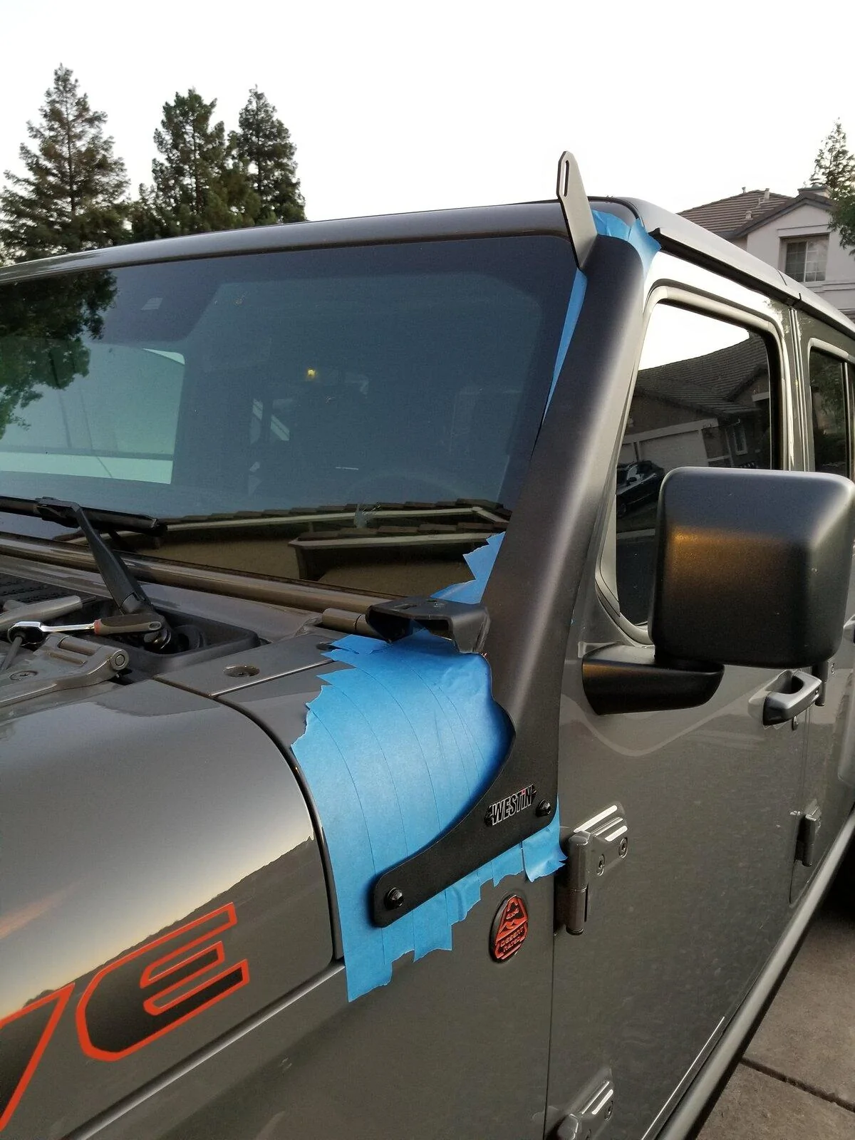 Jeep Gladiator Mojave Pillar light mount 20210606_203842